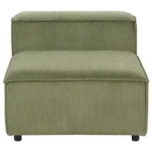 Jumbo Cord 1-Seat Section Green ARDAL