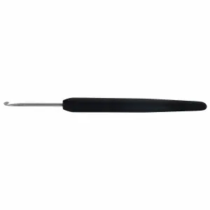 ALUMIN S CHK SE 5.5 - Crochet Hook: Silver Aluminium: 15cm x 5.50mm - KnitPro