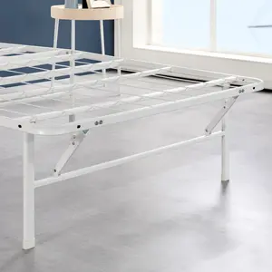 Buchman SmartBase Metal Bed Frame White / Single (3')