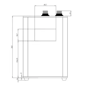 SIA BWT340CH Chrome 3-in-1 Instant Boiling Hot Water Tap Including Tank & Filter