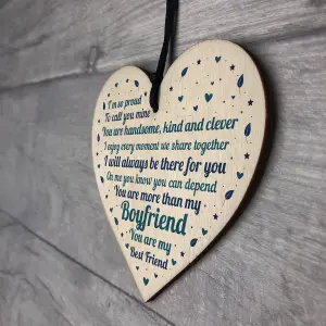 Red Ocean Boyfriend Gifts Relationship Gifts For Him Handmade Wooden Heart Anniversary Gift For Boyfriend Valentines Gift