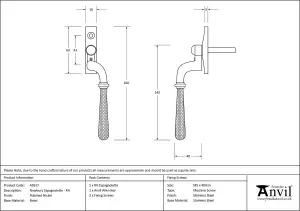 From The Anvil Polished Nickel Hammered Newbury Espag - RH