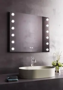 Aquarius Hollywood LED Mirror 800 x 700MM