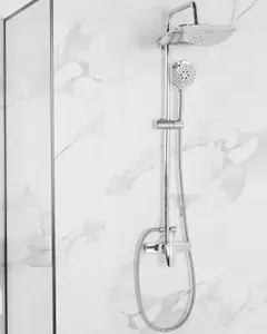 Mixer Shower Set with Rainshower HOWICK Silver