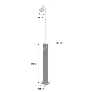 Outdoor Solar Shower 20l Tank