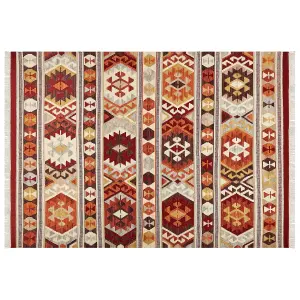 Wool Kilim Area Rug 200 x 300 cm Multicolour AYGAVAN