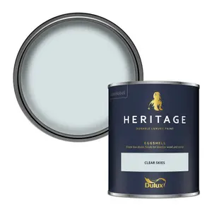 Dulux Trade Heritage Clear Skies Eggshell Wall paint, 750ml