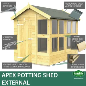 DIY Sheds 6x6 Apex Potting Shed (6ft x 6ft) 6 x 6