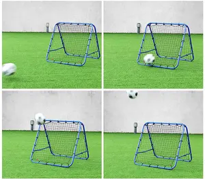 Costway Double-sided Football Training Net Pro Rebounder Net Kickback Target Goal