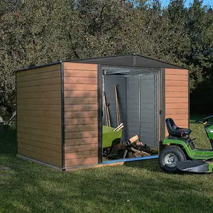 Woodvale 10 Ft. W x 6 Ft. D Apex Metal Shed No