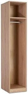 Dunelm Holborn Single Wardrobe, Light Wood, Modern, Natural