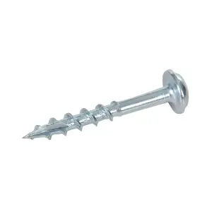 Triton Zinc Pocket-Hole Screws Washer Head Coarse - P/HC 8 x 1-1/4" 100pk