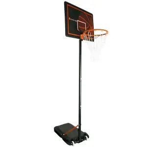 Basketball Hoop & Stand - Pro Impact ZY-010 by Bee-Ball - Adjustable Stand with Reinforced Backboard: 1.6-2.6 Meters