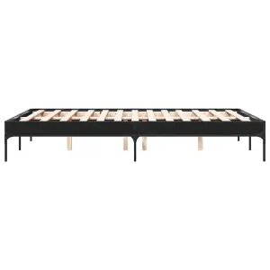 Berkfield Bed Frame without Mattress Black 120x200 cm