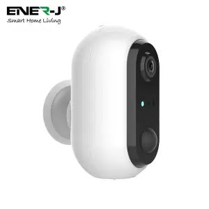 Smart WiFi Wireless IP Camera 1080P IP65 Rated, includes rechargeable batteries (White)