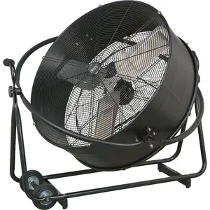 30" Industrial High Velocity Orbital Drum Fan - 2 Speed - 360 Degree Tilt