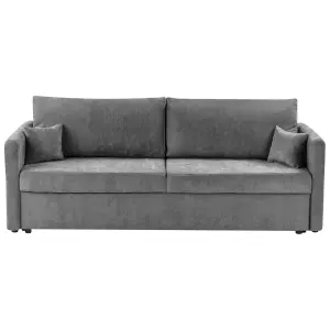 Sofa Bed BLEIK Light Grey with Storage