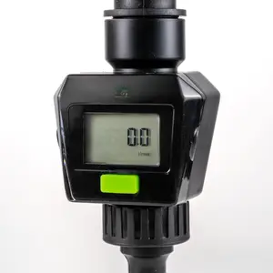 garden tap water flow meter,measure up to 1000l,universal hose connections