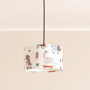 ValueLights Kids Skating Animal Easy Fit Ceiling Light Shade - Bulb Included