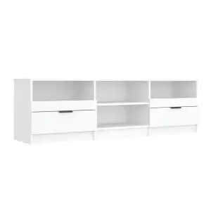 vidaXL TV Cabinet White 150x33.5x45 cm Engineered Wood