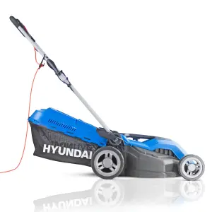 Hyundai 38cm Corded Electric 1600w/230v Roller Mulching Lawnmower HYM3800E