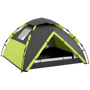 3 Person Tent Green/Black