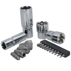 Metric MM Superlock Socket And Accessory Set Mixed Drive 1/4 3/8 1/2 171pc