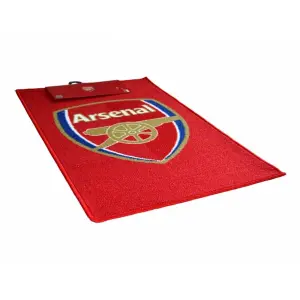 nal FC Official Football Crest Rug Red/Gold (One Size)