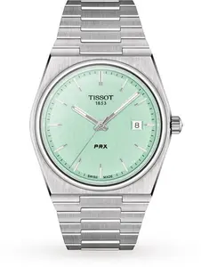 Tissot T-Classic PRX 40mm Mens Watch Mint T1374101109101 40mm - Tissot Watches