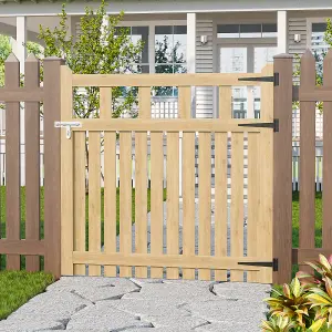 120x120cm Outdoor Garden Wooden Gate Pedestrian Gate Fence Door