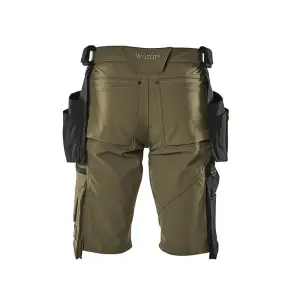 Mascot Advanced Craftsmen's Shorts with Detachable Holster Pockets - Moss Green   (35.5) (Leg Length - Regular)