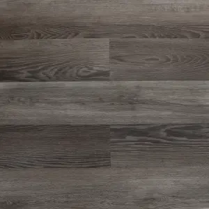 GoodHome Bossa Nova Brown Plain Wood effect Self-adhesive Luxury vinyl tile, 0.97m²