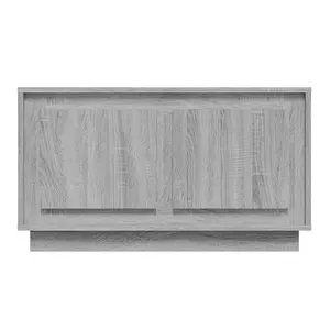 Berkfield TV Cabinet Grey Sonoma 80x35x45 cm Engineered Wood