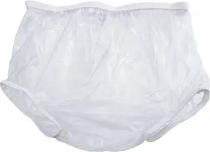 Waterproof Plastic Pant Medium - Reusable Incontinence Pants For Leak Protection