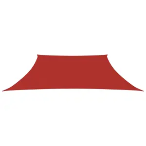 Berkfield Sunshade Sail 160 g/m2 Red 3/4x3 m HDPE