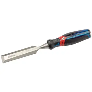 Draper Soft Grip Pound Thru Bevel Edge Wood Chisel, 25 x 140mm 24408