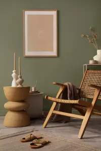 Vintro Luxury Matt Emulsion Olive Green Multi Surface Paint for Walls, Ceilings, Wood, Metal - 2.5L (Chiffchaff Green)