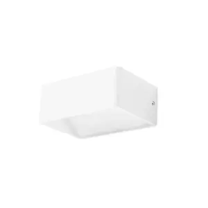 Luminosa Toppi LED Flush Wall Light White 530lm 3000K