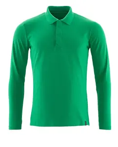 Mascot Crossover Long-Sleeved Polo Shirt with ProWash Technology (Grass Green)  (X Large)