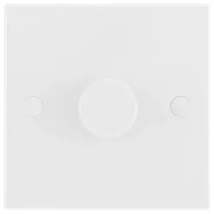 BG White profile Single 2 way 400W Dimmer switch