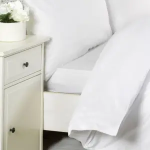 Egyptian Cotton 16" Fitted Sheet 200 Thread Count Double