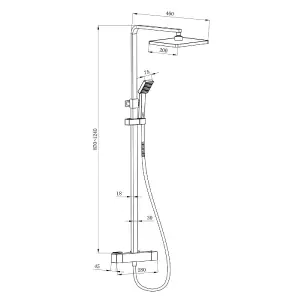 Odyssey Chrome Thermostatic Shower Pack