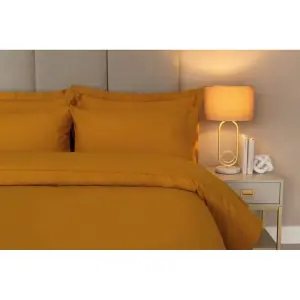 Belledorm Egyptian Cotton Duvet Cover Ochre (Double)