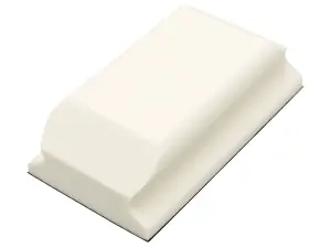 Flexipads World Class Hand Sanding Block Shaped White PUR GRIP 70 x 125mm