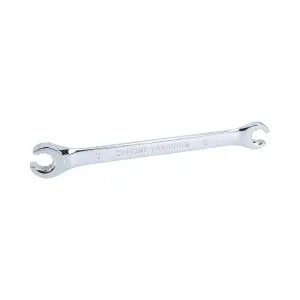 8 & 9mm Combination Flare Nut Spanner Wrench 140mm Chrome Vanadium Steel