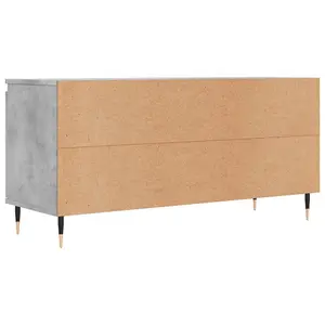 Berkfield TV Cabinet Concrete Grey 104x35x50 cm Engineered Wood