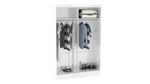 Birlea Lynx 2 Door Sliding Wardrobe With Mirror White