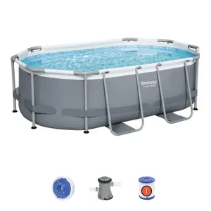 Bestway Power Steel® Swimming pool with pump (L) 3.05m x (H) 84cm