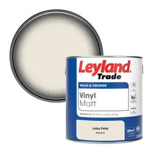 Leyland Trade Vinyl Matt Walls & Ceilings Emulsion Paint Lotus Petal (PPG18-10) 2.5L