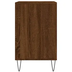 Berkfield Shoe Cabinet Brown Oak 102x36x60 cm Engineered Wood